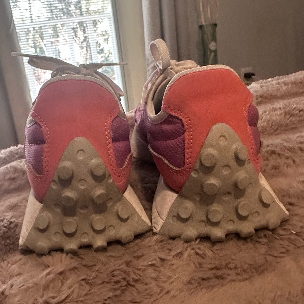 New Balance Women's Vibrant Orange and Purple Sneakers - Picture 5 of 8
